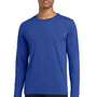 Gildan Mens Performance Jersey Moisture Wicking Long Sleeve Crewneck T-Shirt - Royal Blue