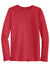 Gildan 42400 Mens Performance Jersey Moisture Wicking Long Sleeve Crewneck T-Shirt Red Flat Front