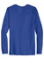 Gildan 42400 Mens Performance Jersey Moisture Wicking Long Sleeve Crewneck T-Shirt Royal Blue Flat Back