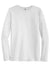 Gildan 42400 Mens Performance Jersey Moisture Wicking Long Sleeve Crewneck T-Shirt White Flat Front