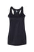 Badger 4166 Womens B-Core Moisture Wicking Racerback Tank Top Black Flat Front