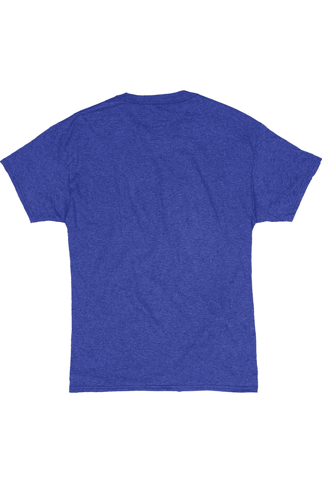 Hanes 42TB Mens Perfect-T Moisture Wicking Short Sleeve Crewneck T-Shirt Royal Blue Flat Back