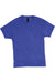 Hanes 42TB Mens Perfect-T Moisture Wicking Short Sleeve Crewneck T-Shirt Royal Blue Flat Front