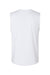 Bella + Canvas 3483 Mens Jersey Muscle Tank Top White Flat Back