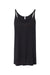 Bella + Canvas 8838 Womens Slouchy Tank Top Black Flat Front