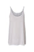 Bella + Canvas 8838 Womens Slouchy Tank Top White Flat Front