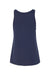 Bella + Canvas 6488 Womens Relaxed Jersey Tank Top Navy Blue Flat Back