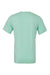 Bella + Canvas BC3001/3001 Mens Jersey Short Sleeve Crewneck T-Shirt Mint Green Flat Back