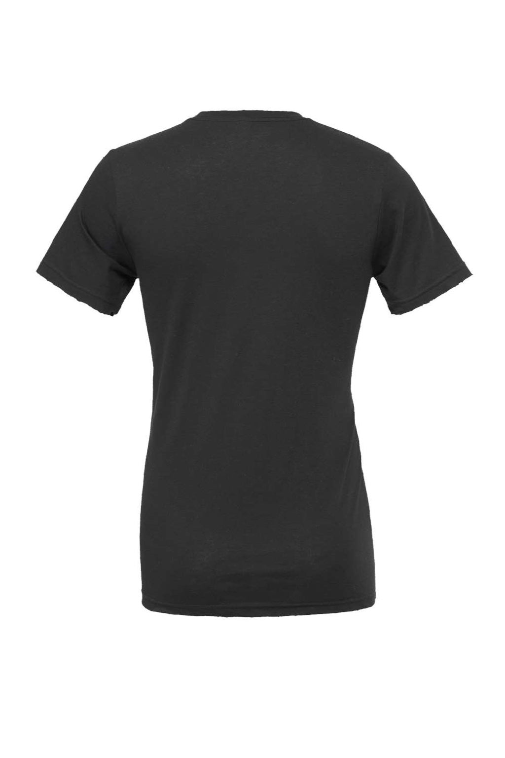 Bella + Canvas BC3001/3001 Mens Jersey Short Sleeve Crewneck T-Shirt Dark Grey Flat Back