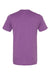 Bella + Canvas BC3001/3001 Mens Jersey Short Sleeve Crewneck T-Shirt Royal Purple Flat Back