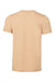 Bella + Canvas BC3001/3001C Mens Jersey Short Sleeve Crewneck T-Shirt Sand Dune Flat Back