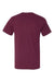 Bella + Canvas BC3005/3005 Mens Jersey Short Sleeve V-Neck T-Shirt Maroon Flat Back