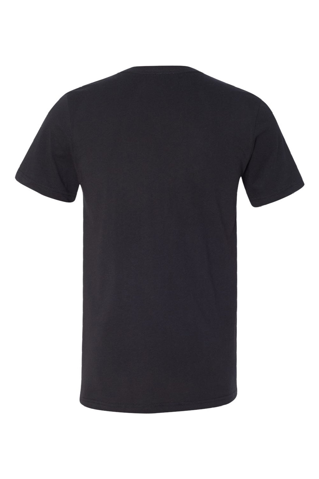 Bella + Canvas BC3005/3005 Mens Jersey Short Sleeve V-Neck T-Shirt Vintage Black Flat Back