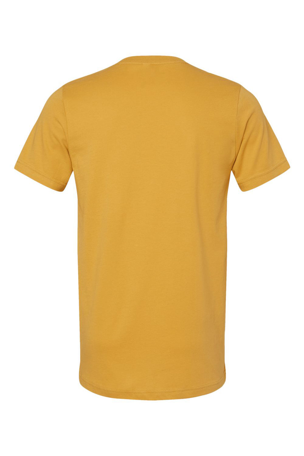 Bella + Canvas BC3005/3005/3655C Mens Jersey Short Sleeve V-Neck T-Shirt Mustard Yellow Flat Back