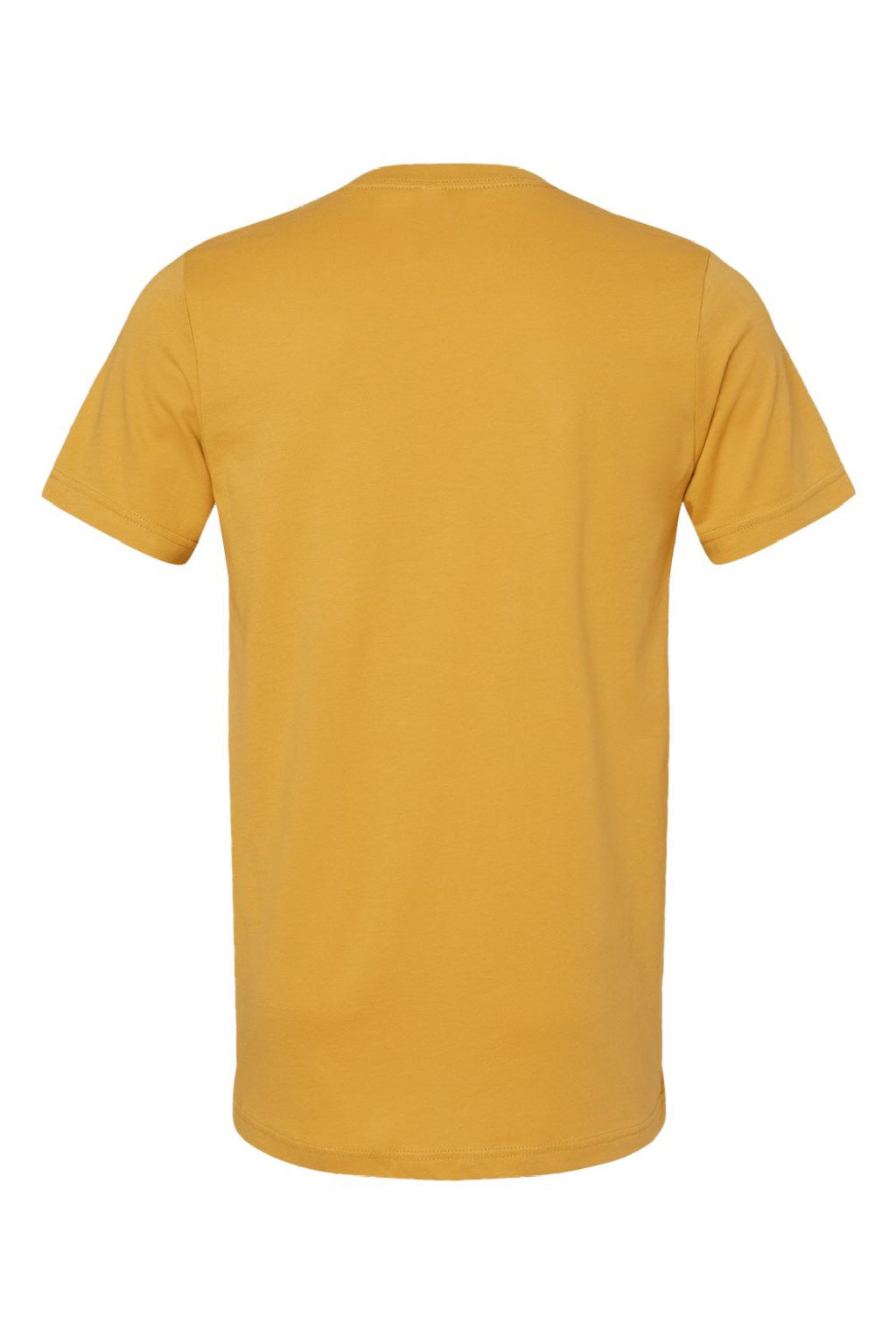 Bella + Canvas BC3005/3005 Mens Jersey Short Sleeve V-Neck T-Shirt Mustard Yellow Flat Back