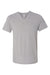 Bella + Canvas BC3415/3415C/3415 Mens Short Sleeve V-Neck T-Shirt Athletic Grey Flat Front
