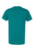 Bella + Canvas BC3415/3415C/3415 Mens Short Sleeve V-Neck T-Shirt Teal Green Flat Back