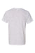 Bella + Canvas BC3650/3650 Mens Short Sleeve Crewneck T-Shirt White Slub Flat Back