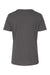 Bella + Canvas BC6400/6400 Womens Relaxed Jersey Short Sleeve Crewneck T-Shirt Asphalt Grey Flat Back