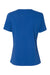 Bella + Canvas BC6400/6400 Womens Relaxed Jersey Short Sleeve Crewneck T-Shirt True Royal Blue Flat Back
