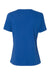 Bella + Canvas BC6400/B6400/6400 Womens Relaxed Jersey Short Sleeve Crewneck T-Shirt True Royal Blue Flat Back