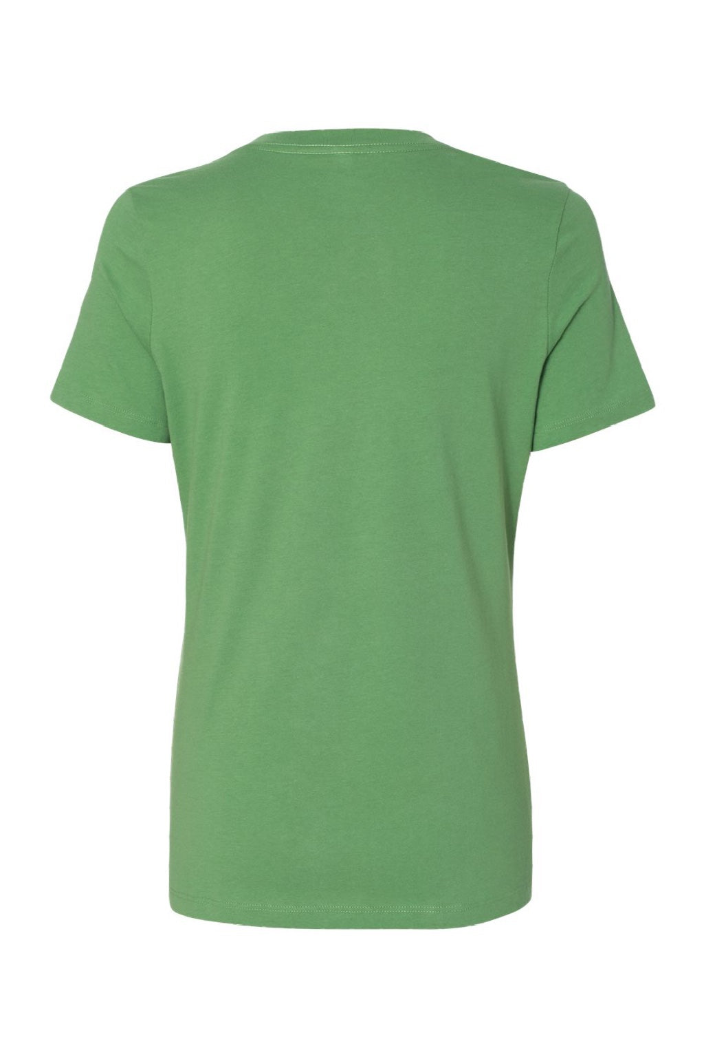 Bella + Canvas BC6400/6400 Womens Relaxed Jersey Short Sleeve Crewneck T-Shirt Leaf Green Flat Back