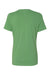 Bella + Canvas BC6400/B6400/6400 Womens Relaxed Jersey Short Sleeve Crewneck T-Shirt Leaf Green Flat Back