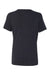 Bella + Canvas BC6400/6400 Womens Relaxed Jersey Short Sleeve Crewneck T-Shirt Vintage Black Flat Back