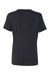 Bella + Canvas BC6400/B6400/6400 Womens Relaxed Jersey Short Sleeve Crewneck T-Shirt Vintage Black Flat Back