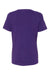 Bella + Canvas BC6405/6405 Womens Relaxed Jersey Short Sleeve V-Neck T-Shirt Team Purple Flat Back