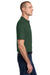 Jerzees 436MP Mens SpotShield Stain Resistant Short Sleeve Polo Shirt w/ Pocket Forest Green Model Side