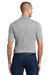 Jerzees 436MP Mens SpotShield Stain Resistant Short Sleeve Polo Shirt w/ Pocket Oxford Grey Model Back