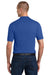 Jerzees 436MP Mens SpotShield Stain Resistant Short Sleeve Polo Shirt w/ Pocket Royal Blue Model Back