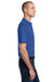 Jerzees 436MP Mens SpotShield Stain Resistant Short Sleeve Polo Shirt w/ Pocket Royal Blue Model Side