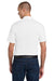 Jerzees 436MP Mens SpotShield Stain Resistant Short Sleeve Polo Shirt w/ Pocket White Model Back