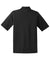 Jerzees 436MP Mens SpotShield Stain Resistant Short Sleeve Polo Shirt w/ Pocket Black Flat Back