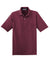 Jerzees 436MP Mens SpotShield Stain Resistant Short Sleeve Polo Shirt w/ Pocket Maroon Flat Front