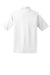 Jerzees 436MP Mens SpotShield Stain Resistant Short Sleeve Polo Shirt w/ Pocket White Flat Back