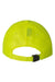 Kati Hats SN100 Mens Adjustable Safety Hat Neon Yellow Flat Back