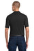 Jerzees 437M/437MSR Mens SpotShield Stain Resistant Short Sleeve Polo Shirt Black Model Back
