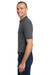 Jerzees 437M/437MSR Mens SpotShield Stain Resistant Short Sleeve Polo Shirt Charcoal Grey Model Side