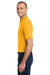 Jerzees 437M/437MSR Mens SpotShield Stain Resistant Short Sleeve Polo Shirt Gold Model Side