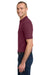 Jerzees 437M/437MSR Mens SpotShield Stain Resistant Short Sleeve Polo Shirt Maroon Model Side