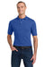 Jerzees 437M/437MSR Mens SpotShield Stain Resistant Short Sleeve Polo Shirt Royal Blue Model Front