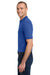 Jerzees 437M/437MSR Mens SpotShield Stain Resistant Short Sleeve Polo Shirt Royal Blue Model Side