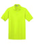 Jerzees 437M/437MSR Mens SpotShield Stain Resistant Short Sleeve Polo Shirt Safety Green Flat Front