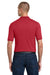 Jerzees 437M/437MSR Mens SpotShield Stain Resistant Short Sleeve Polo Shirt True Red Model Back