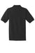 Jerzees 437M/437MSR Mens SpotShield Stain Resistant Short Sleeve Polo Shirt Black Flat Back