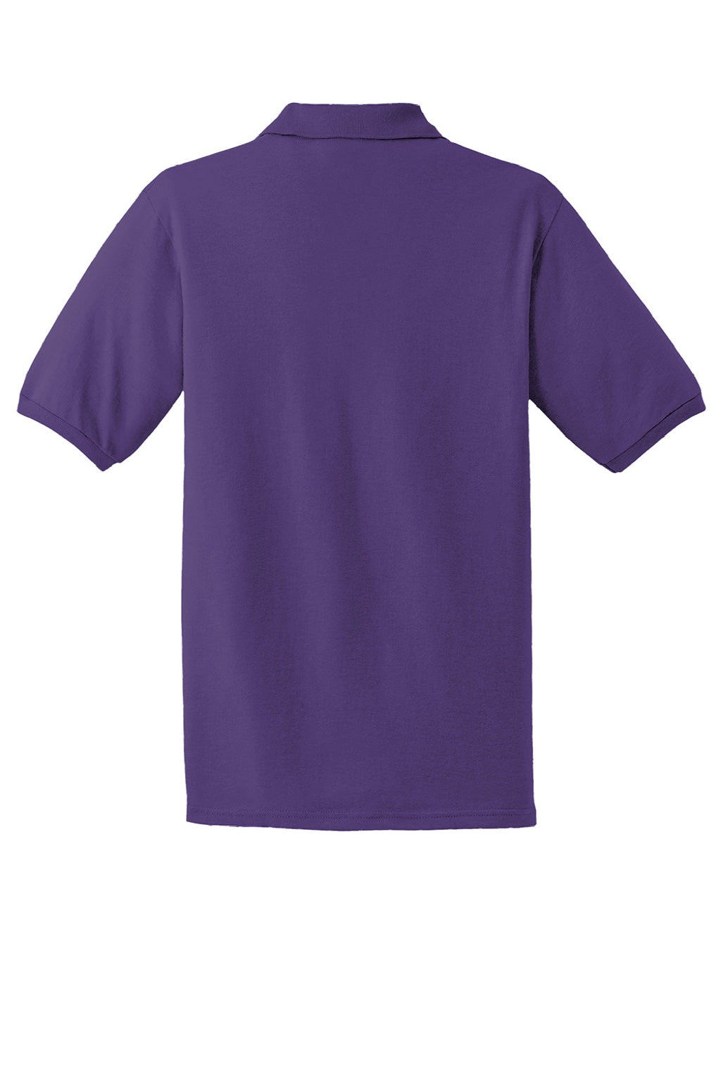 Jerzees 437M/437MSR Mens SpotShield Stain Resistant Short Sleeve Polo Shirt Deep Purple Flat Back