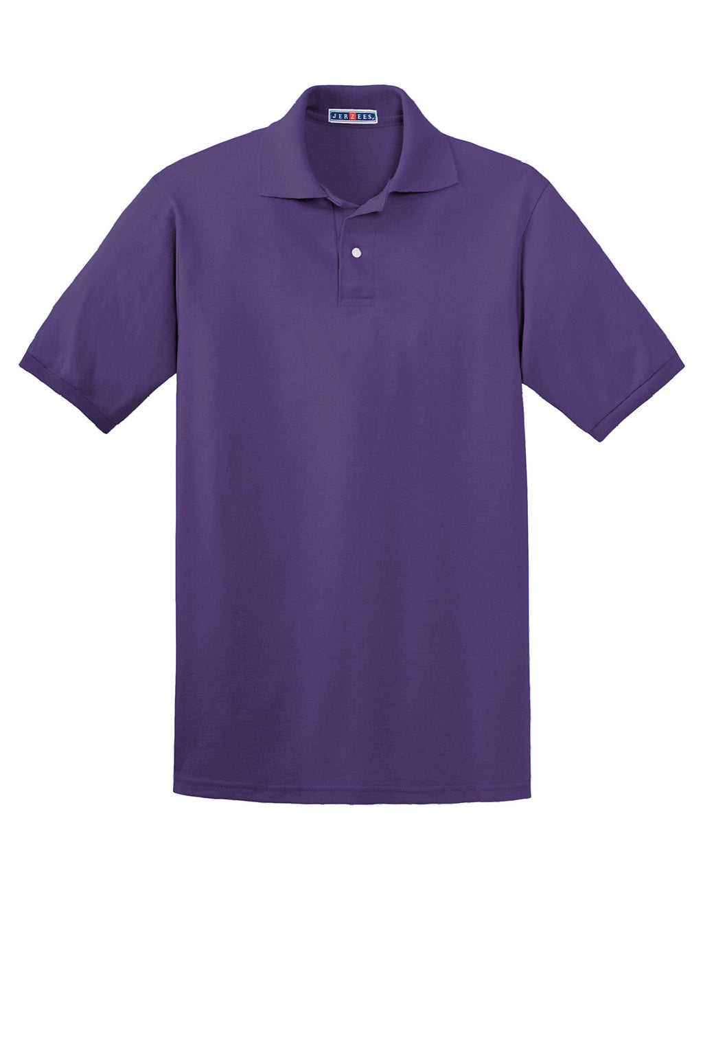 Jerzees 437M/437MSR Mens SpotShield Stain Resistant Short Sleeve Polo Shirt Deep Purple Flat Front